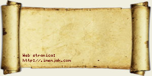 Danijel Stranjaković vizit kartica